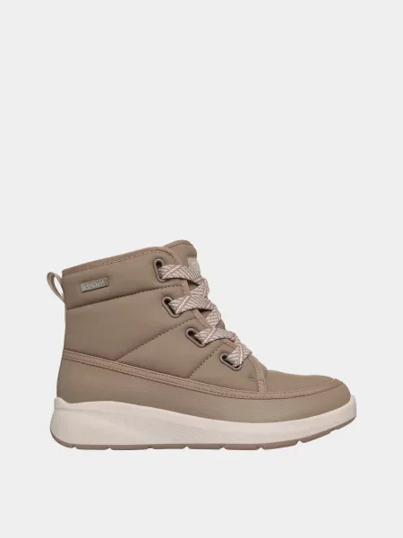 Кожаные ботинки Skechers коричневые