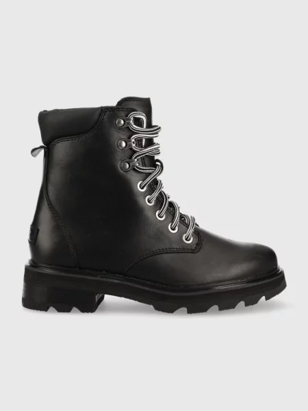Боти Sorel Lennox Lace с равна подметка черно