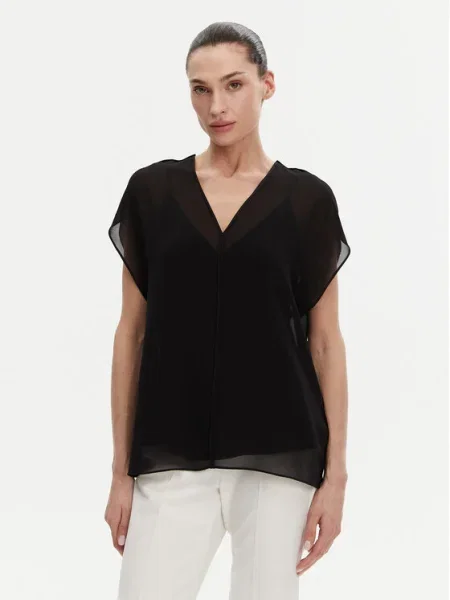 Calvin Klein Bluză negru