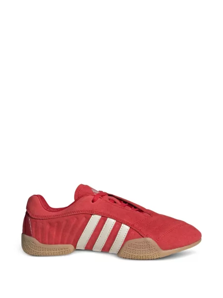 Fűzős csipkés sneaker Adidas piros