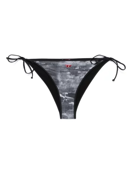 Bikini Diesel cu imagine cu imprimeu abstract gri