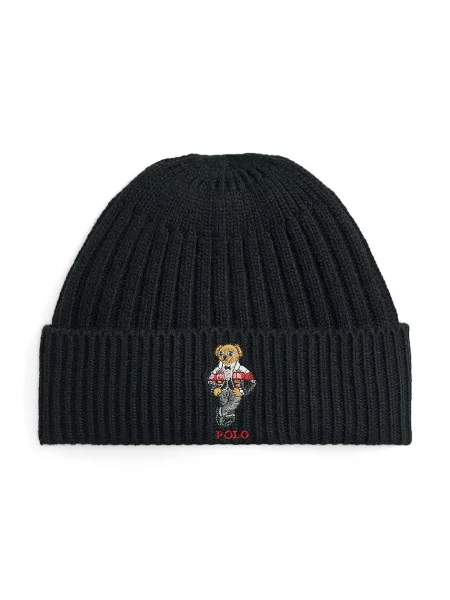 Polo Ralph Lauren Căciulă crem / gri / roșu negru
