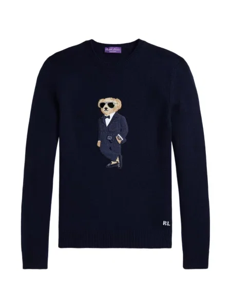 Polo Ralph Lauren Purple Label κασμίρ μπλε
