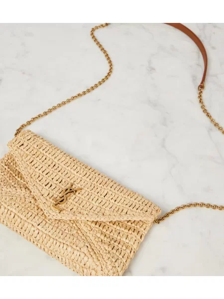 Geantă Saint Laurent bej