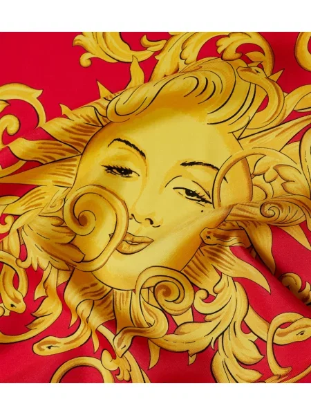 Fular Versace de mătase cu imagine