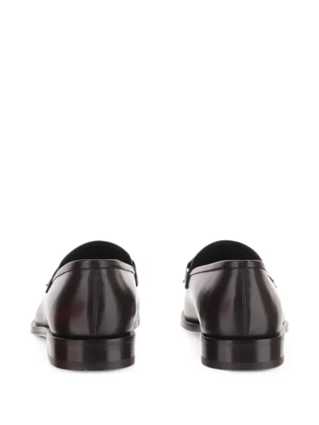 Pantofi loafer Ferragamo cu cataramă maro