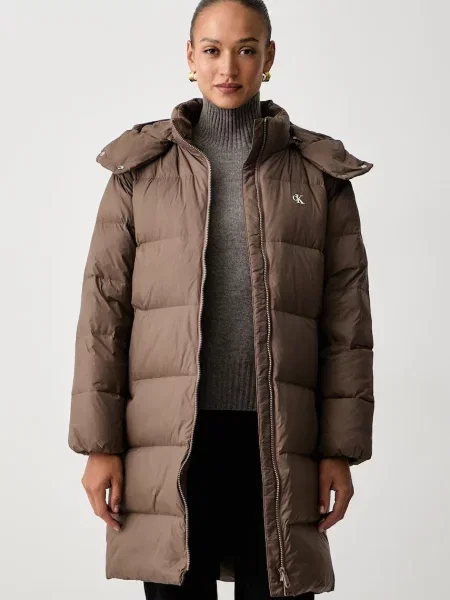 Calvin Klein Jeans De puf palton maro