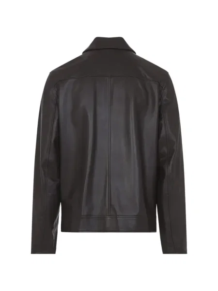 Geanta de piele Paul Smith maro