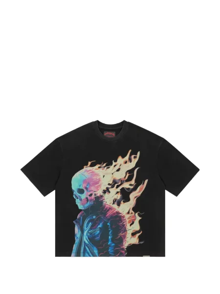 Tricou Godspeed cu imagine negru