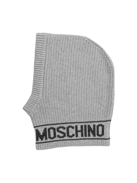 Moschino kominiarka wełniana szary