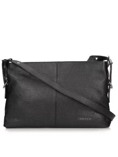 Кожаная сумка Toscanio черная