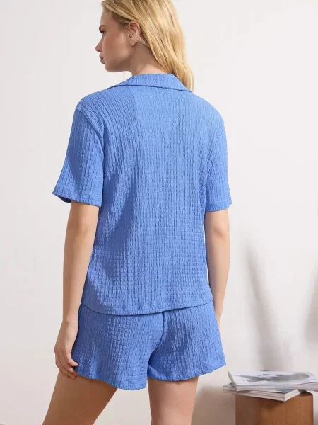 Trendyol Pantaloni scurți albastru
