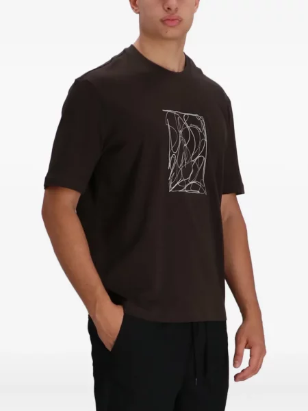 Tricou Armani Exchange maro