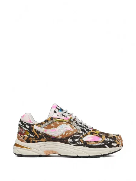 Sneakerși Saucony Jazz cu imagine maro