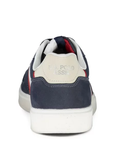 Ριγέ sneakers Us Polo Assn με σχέδιο μπλε