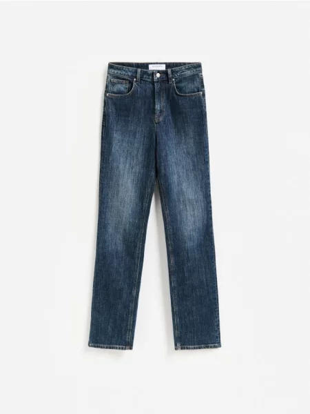 Reserved Blugi straight fit bleumarin