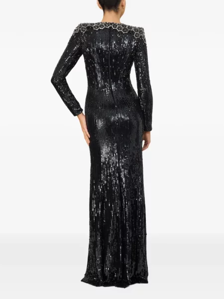 Rochie Jenny Packham cu broderie negru