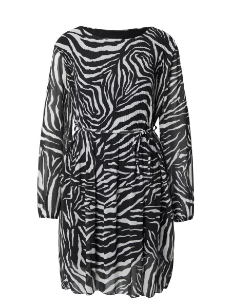 ZABAIONE Rochie negru alb