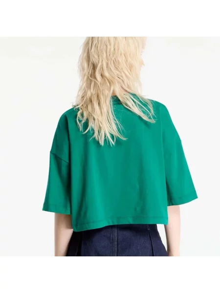 T-shirt Calvin Klein Jeans Ss Cropped Boxy Heri Tee Green M zielona