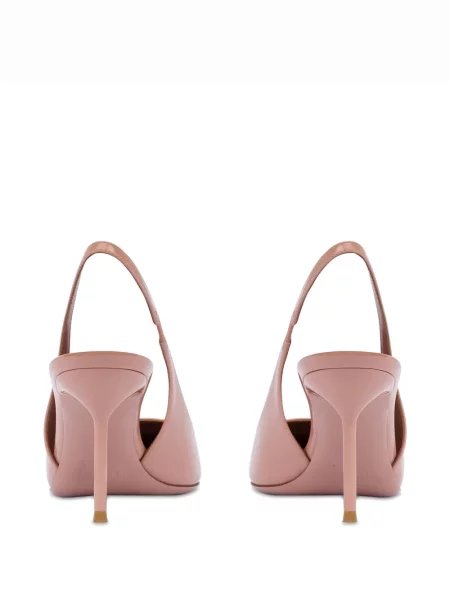 Pantofi cu toc Paris Texas slingback cu bretele roz