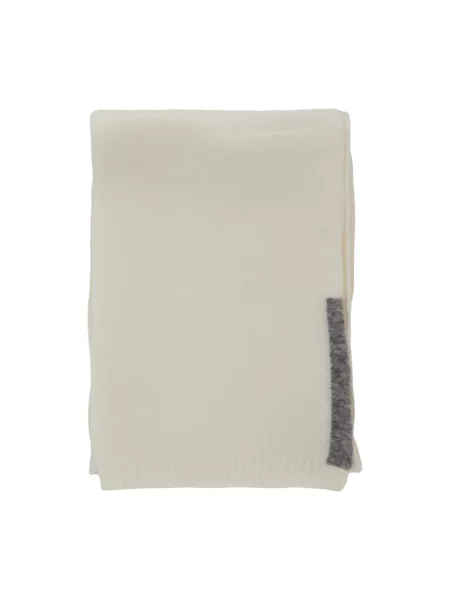 Szal Semicouture wełniana biała