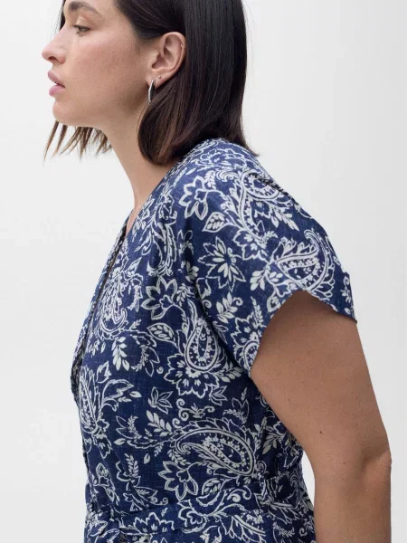 Сукня міді MANGO синій