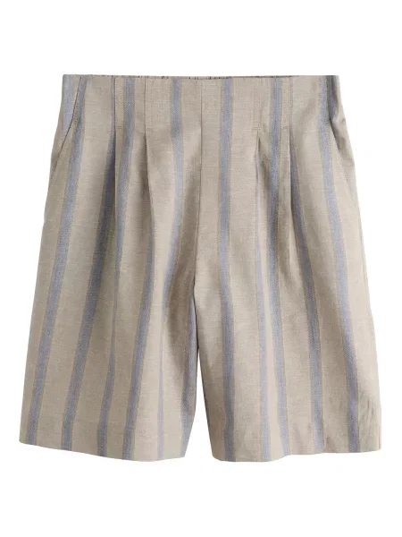 Next Pantaloni cutați N. Premium bej amestecat / albastru regal negru