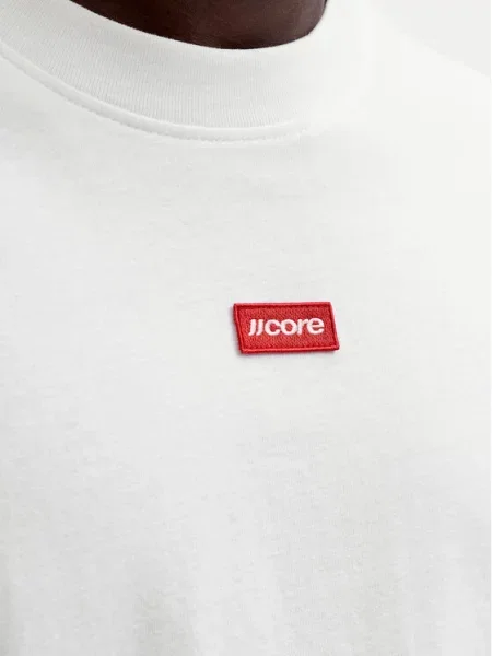 Jack & Jones Marškinėliai Club Badge balta