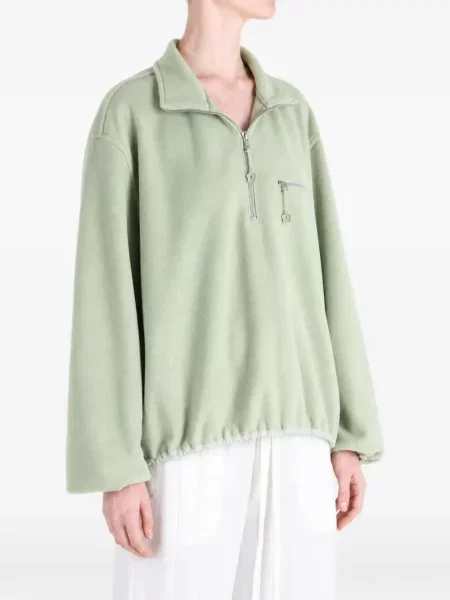 Top Cecilie Bahnsen cu cordon verde