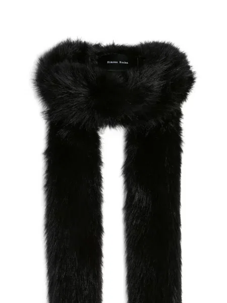 Fular Simone Rocha skinny fit negru