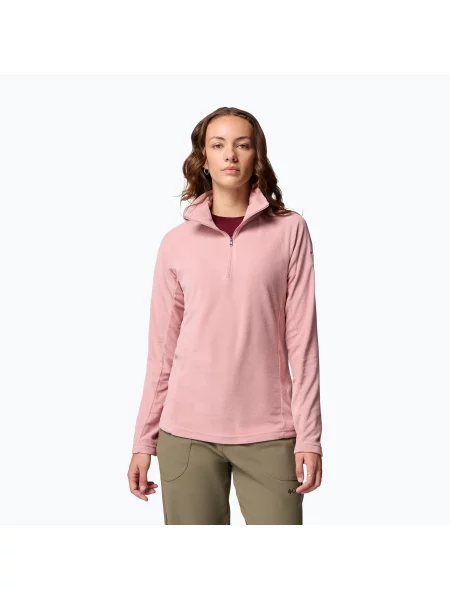 Bluză fleece pentru femei Columbia Glacial IV Zip eraser pink roz
