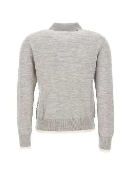 Lung cardigan Gran Sasso gri