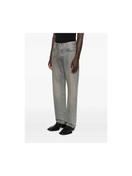 Jeansy straight leg Haikure niebieskie