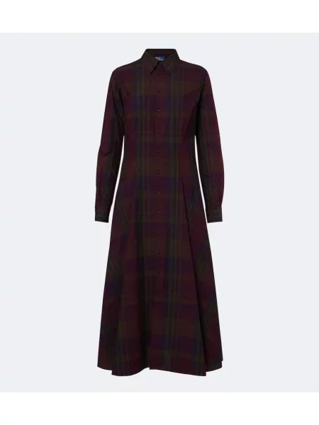 Rochie tip cămașă Polo Ralph Lauren în carouri