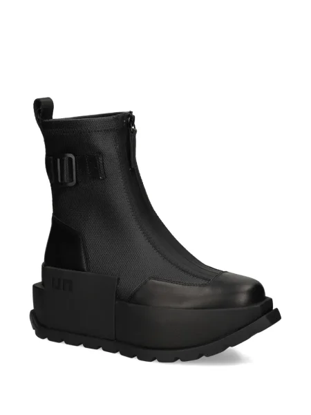 Cizme scurte United Nude din piele negru