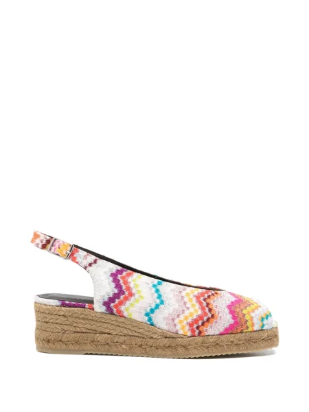 Papuci tip mules Missoni alb