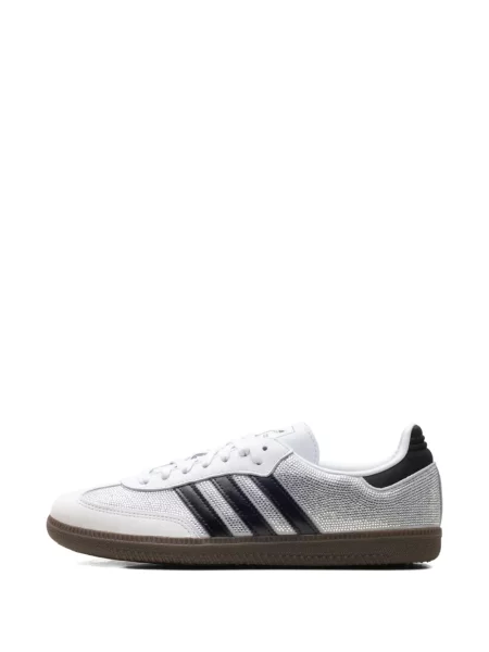 Sneakerși Adidas Samba cu șireturi din dantelă alb