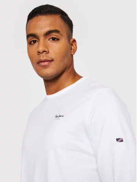 Pepe Jeans Majica ognjeno rdeča / črna bela