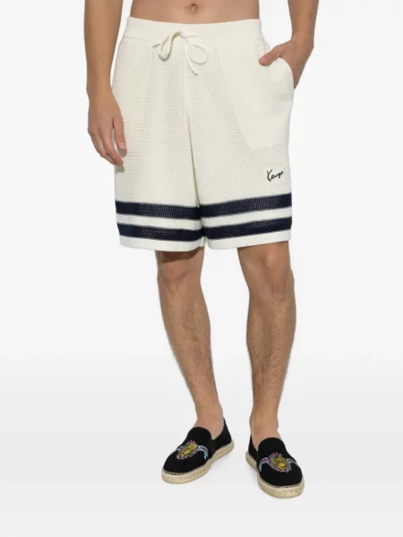 Pantaloni scurți Kenzo cu dungi