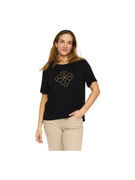 Haftowana koszulka 2-biz czarna