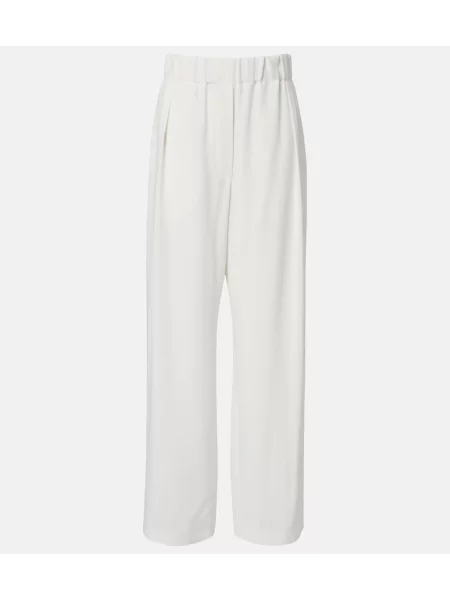 Pantaloni Jil Sander alb