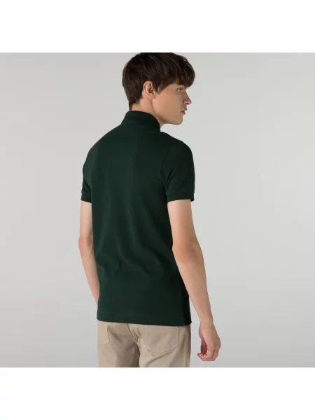 Поло Lacoste зеленое