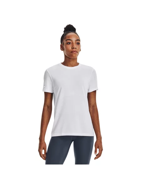 Tricou Under Armour Seamless Stride SS White M gri