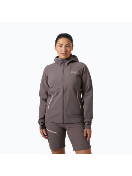 Дамско софтшел яке Helly Hansen Blaze Softshell sparrow grey сиво