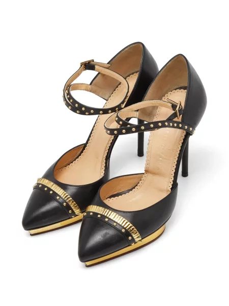 Γοβάκια Charlotte Olympia με καρφιά μαύρο