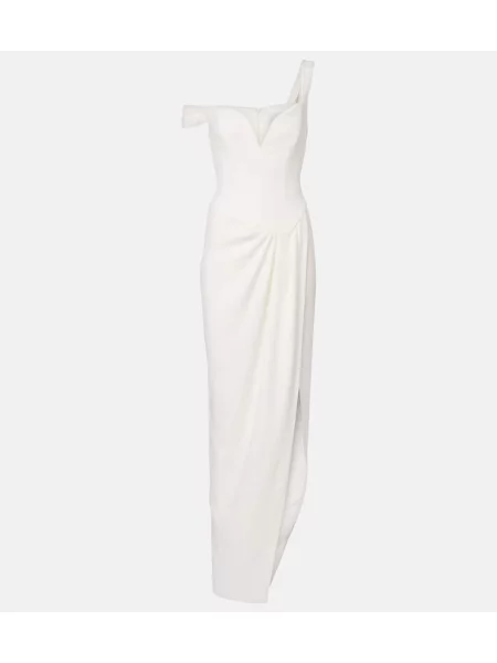 Rochie Alex Perry drapată alb