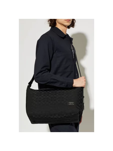 Coach torba materiałowa Leo Crossbody czarna