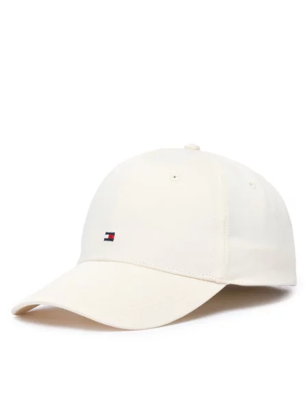 Καπέλο Jockey Tommy Hilfiger Th Flag Κρεμ κίτρινο