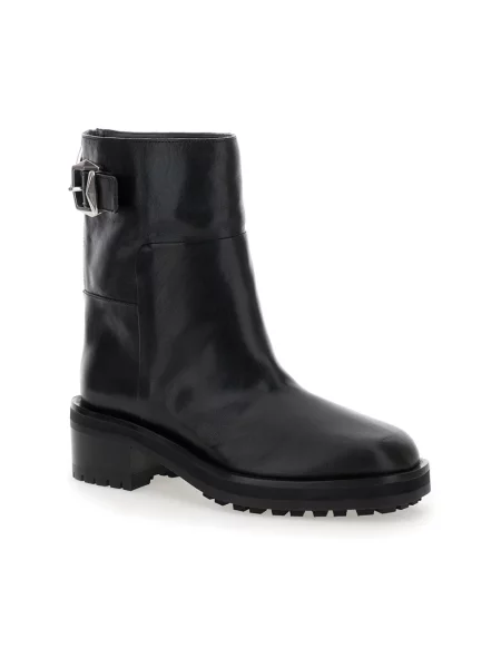 Buty do kostki Jimmy Choo skórzane czarne