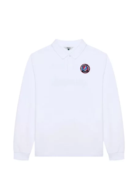 Długi golf polo Malbon Golf białe